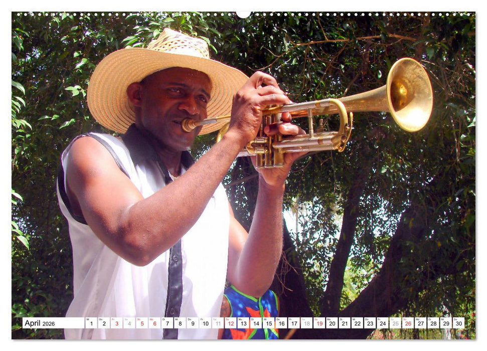 Música Cubana - Karibische Klänge aus Kuba (CALVENDO Premium Wandkalender 2026)