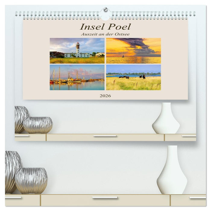 Insel Poel - Auszeit an der Ostsee (CALVENDO Premium Wandkalender 2026)