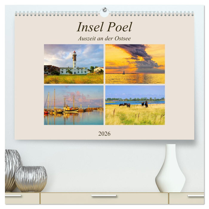 Insel Poel - Auszeit an der Ostsee (CALVENDO Premium Wandkalender 2026)