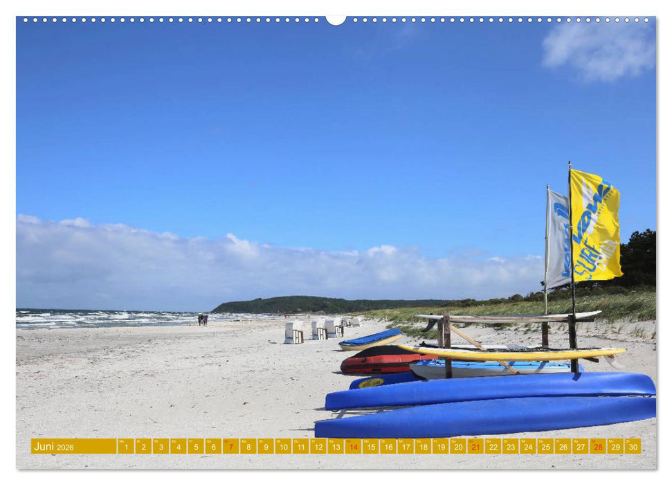 Insel Hiddensee - Stimmungen und Sehnsüchte (CALVENDO Premium Wandkalender 2026)