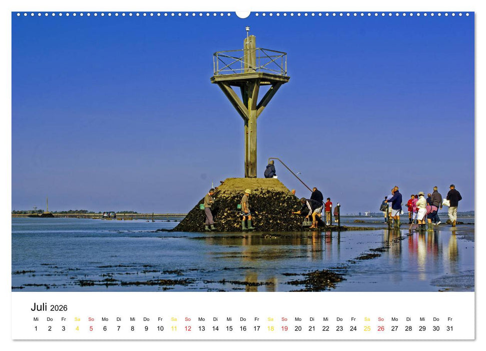 Vendée Aus dem Meer steigender Himmel Frankreichs (CALVENDO Premium Wandkalender 2026)