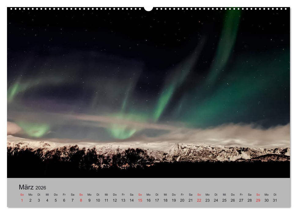 Norwegen - Mythos Nordlichter (CALVENDO Wandkalender 2026)