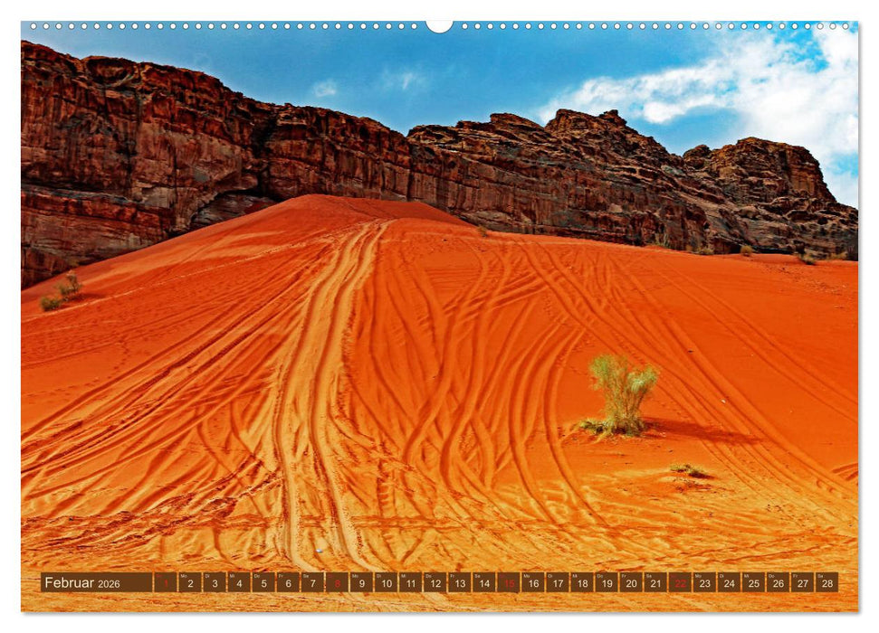 Die Wüste Wadi Rum (CALVENDO Premium Wandkalender 2026)
