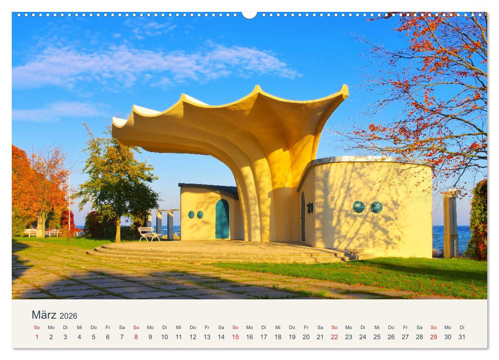 Sassnitz und die Kreideküste - Herbstimpressionen vom Hochuferweg Jasmund (CALVENDO Premium Wandkalender 2026)