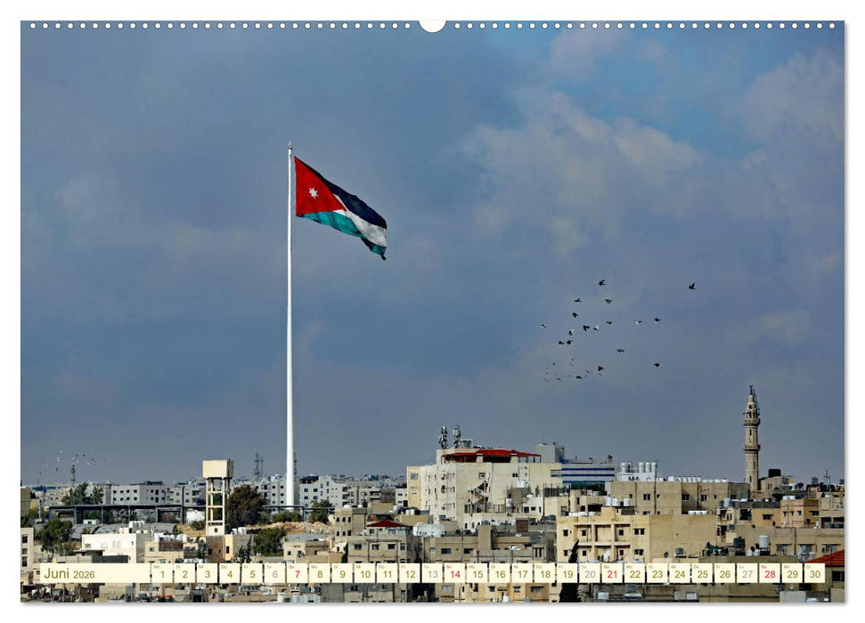 Urlaub in JORDANIEN (CALVENDO Premium Wandkalender 2026)