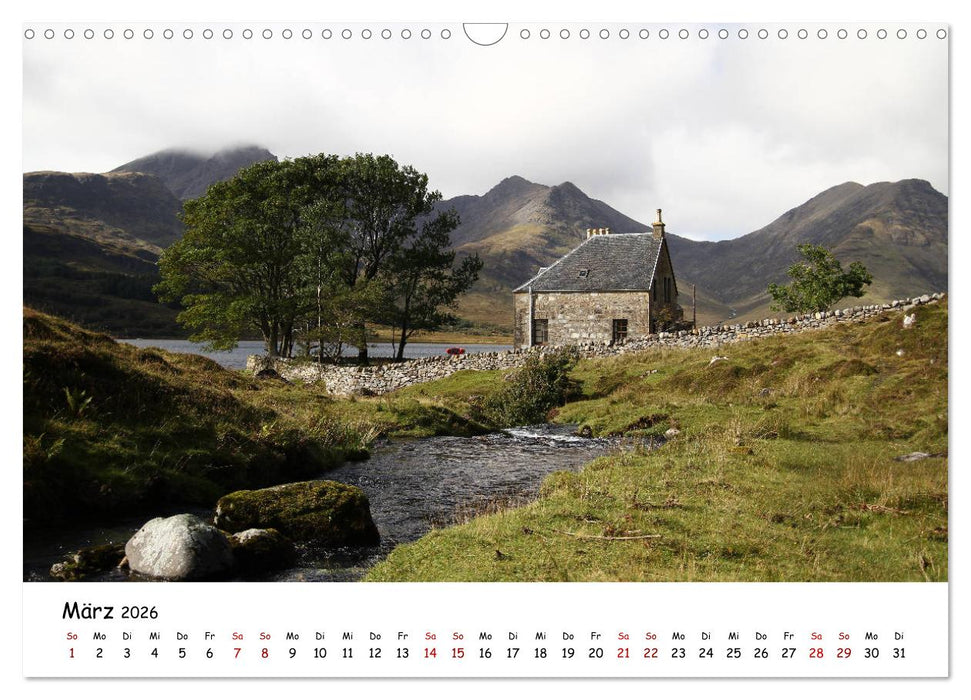 Schottland - Das Land mit rauem Charme (CALVENDO Wandkalender 2026)