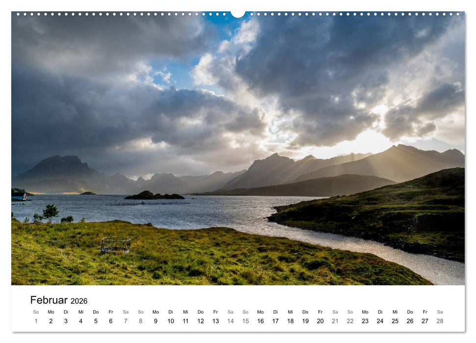 NORWEGEN - NORDMEER LANDSCHAFTEN (CALVENDO Wandkalender 2026)