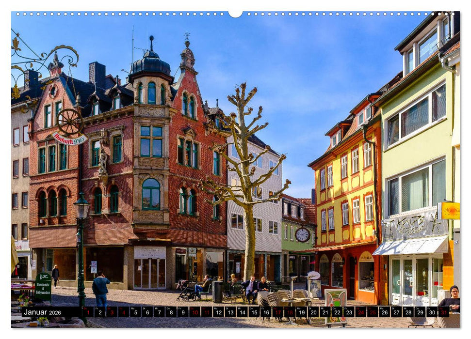 Ein Blick auf die Barockstadt Fulda (CALVENDO Premium Wandkalender 2026)