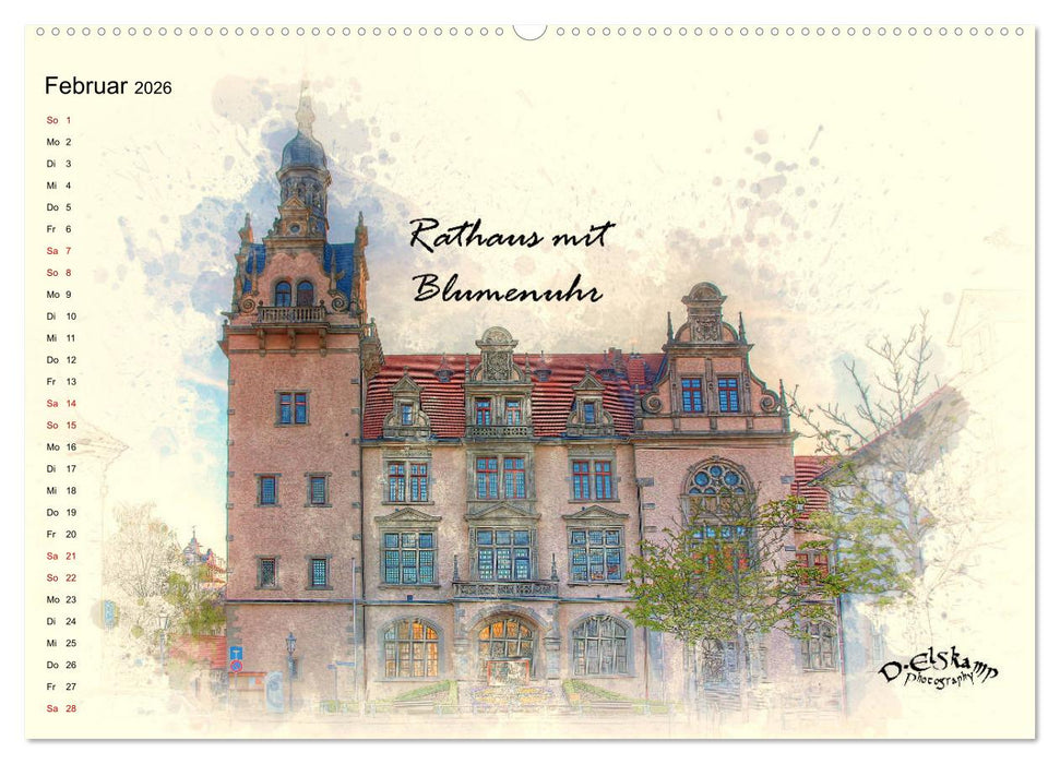 Bernburg meine Stadt (CALVENDO Wandkalender 2026)