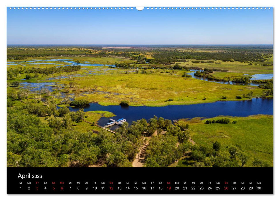 Australien 2026 Kimberley aus der Vogelperspektive (CALVENDO Premium Wandkalender 2026)