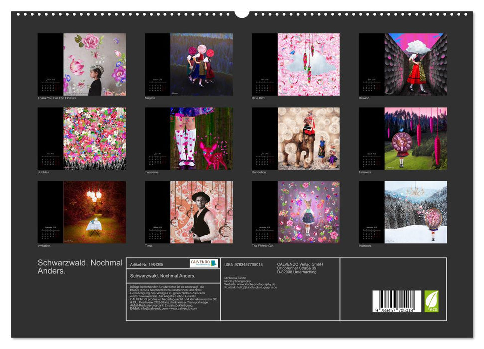 Schwarzwald. Nochmal Anders. (CALVENDO Premium Wandkalender 2026)