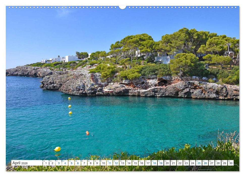 Mallorca - Azurblaues Mittelmeer zum Träumen (CALVENDO Wandkalender 2026)