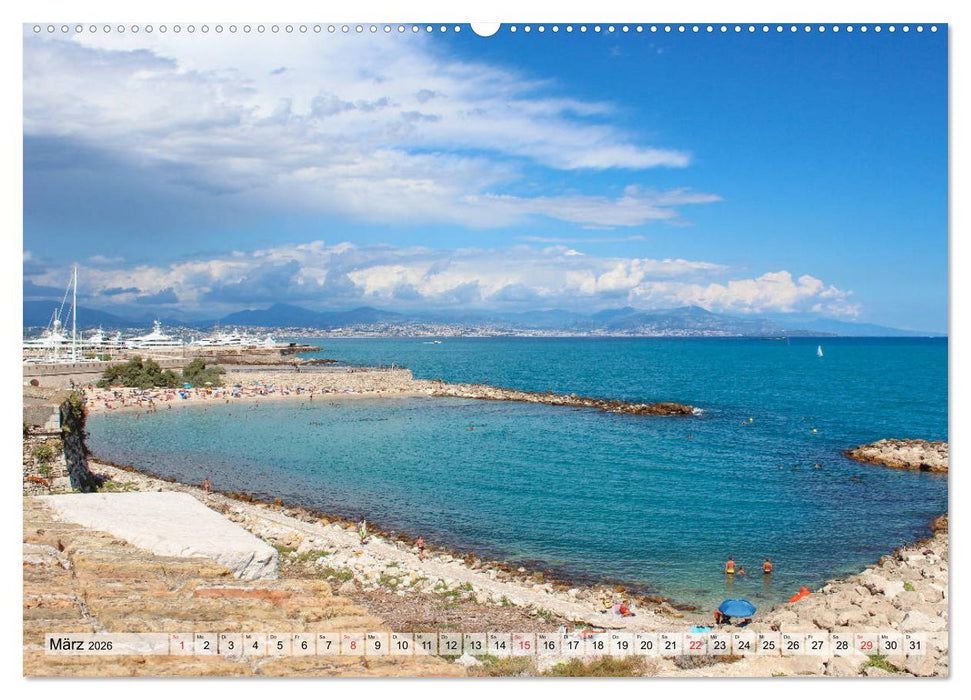 Südfrankreich - Côte d’Azur (CALVENDO Premium Wandkalender 2026)