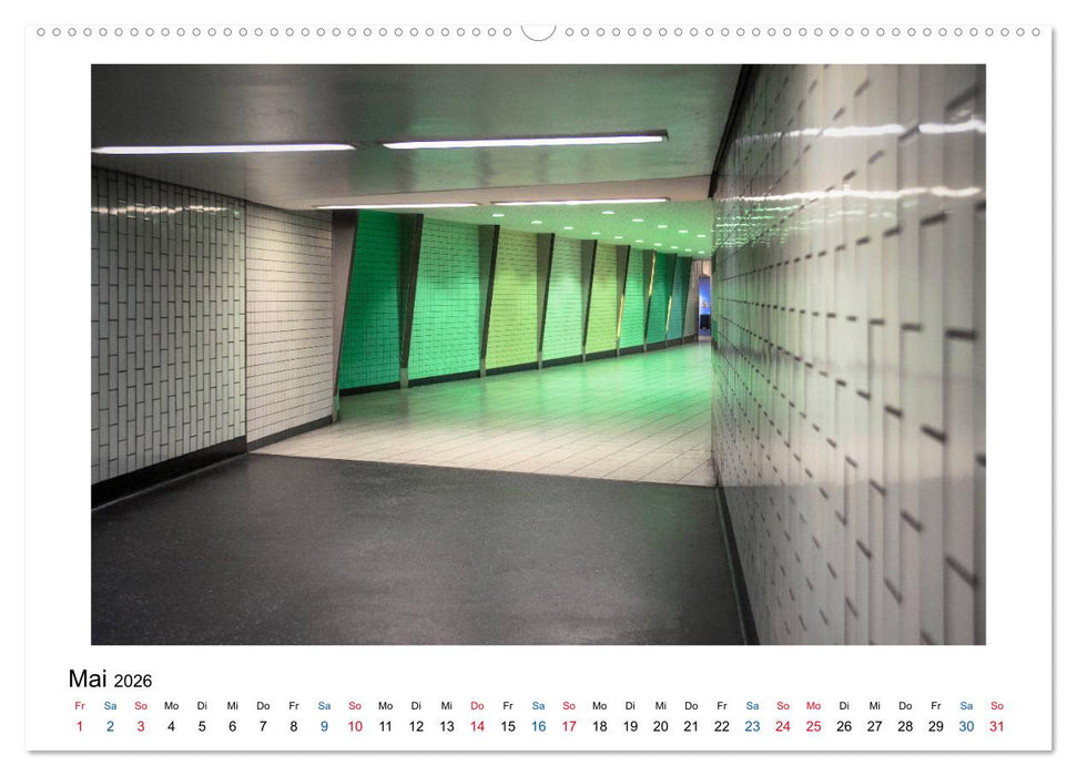 Köln - Unten (CALVENDO Wandkalender 2026)