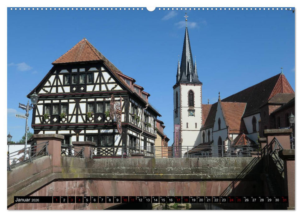 Badisch sympathisch Weingarten (CALVENDO Wandkalender 2026)