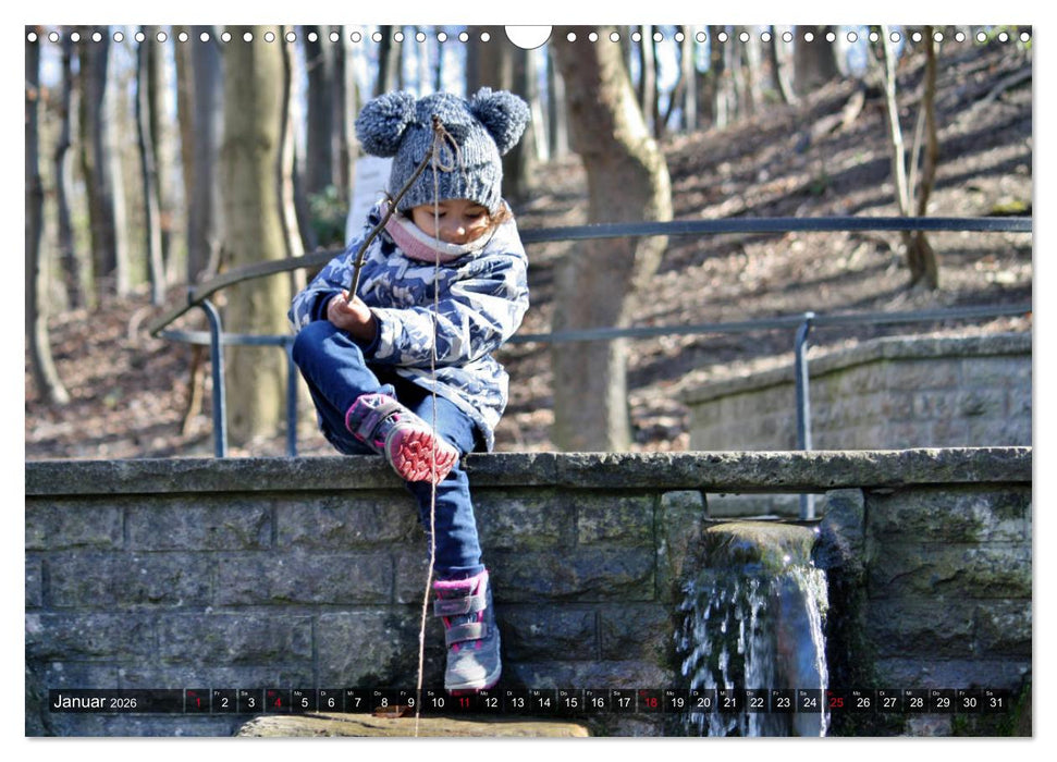 Kinder. Entdecker der Welt (CALVENDO Wandkalender 2026)