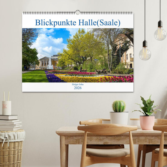 Blickpunkte Halle (Saale) (CALVENDO Wandkalender 2026)