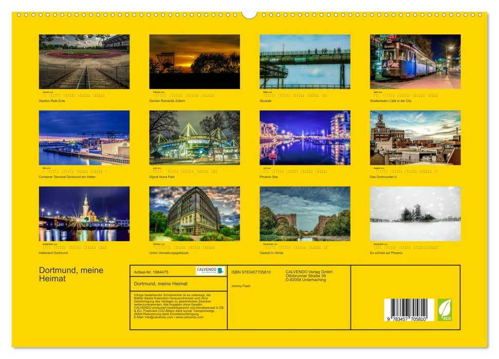 Dortmund, meine Heimat (CALVENDO Premium Wandkalender 2026)