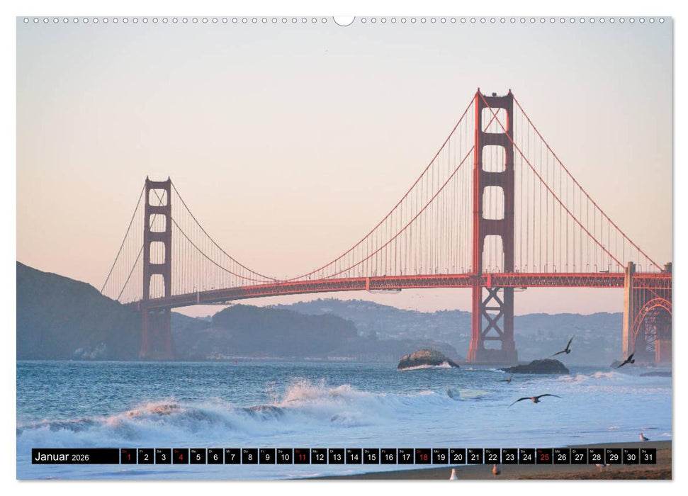 Kalifornien - wunderschöne Westküste (CALVENDO Premium Wandkalender 2026)