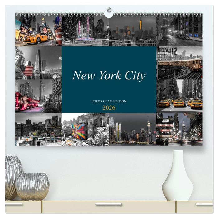 New York City - Color Glam Edition (CALVENDO Premium Wandkalender 2026)