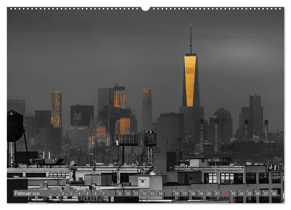New York City - Color Glam Edition (CALVENDO Premium Wandkalender 2026)