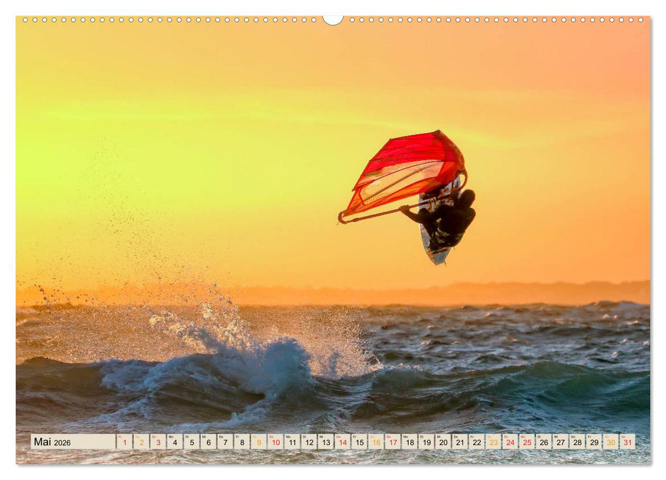 Windsurfing - extrem cool (CALVENDO Premium Wandkalender 2026)