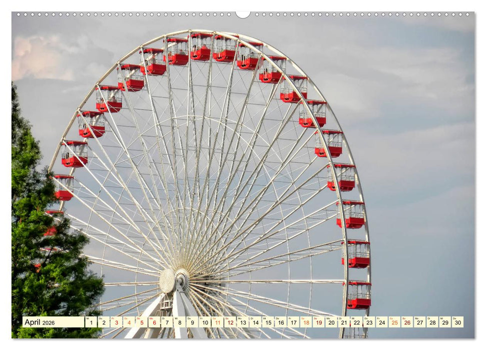 Riesenrad - einfach cool (CALVENDO Premium Wandkalender 2026)
