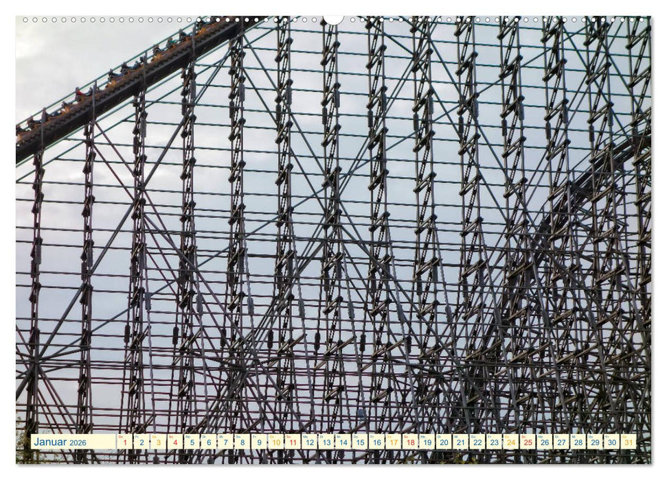 Achterbahn - extrem (CALVENDO Premium Wandkalender 2026)