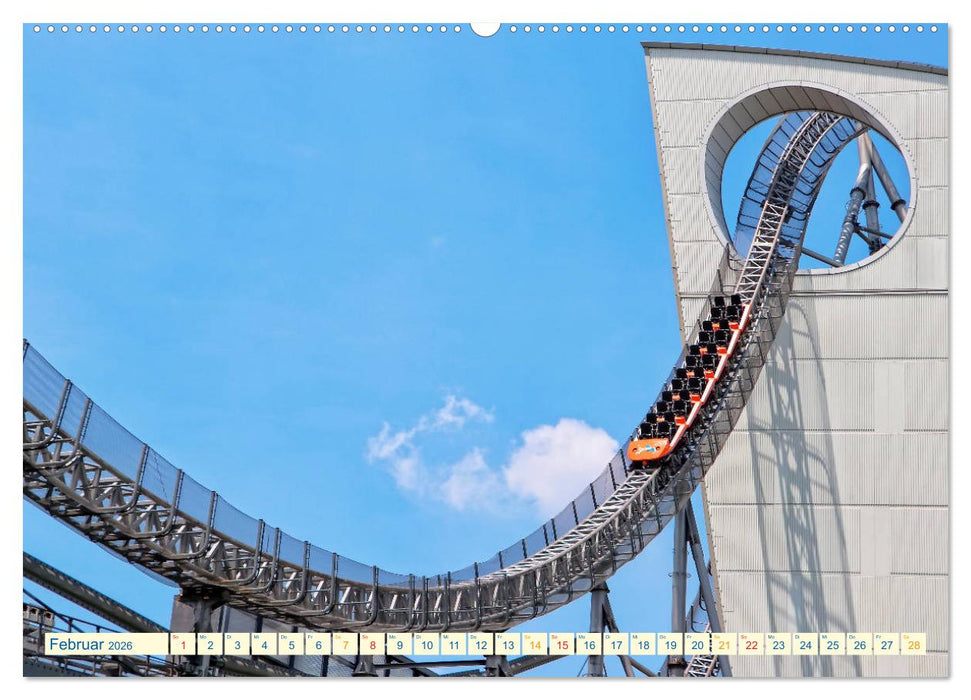 Achterbahn - extrem (CALVENDO Premium Wandkalender 2026)