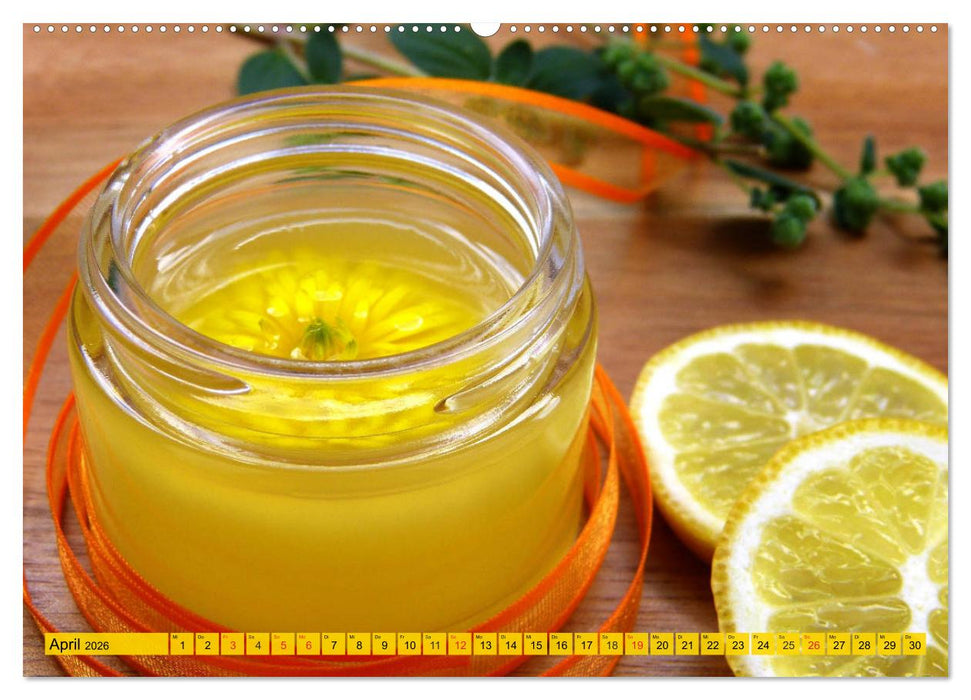 Die Ringelblume. Sonnengelbe, vielseitige Heilpflanze (CALVENDO Wandkalender 2026)