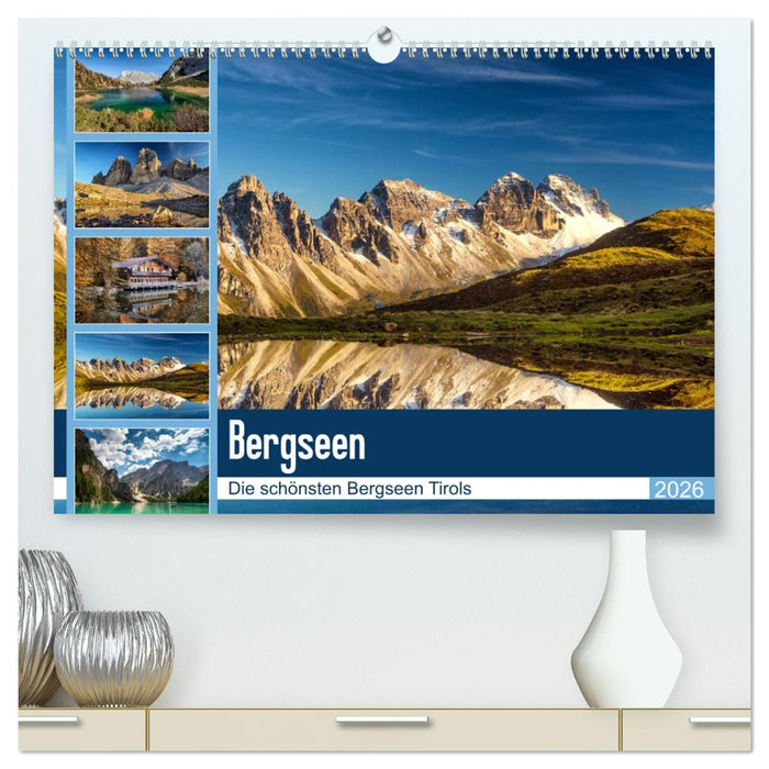 Tiroler Bergseen (CALVENDO Premium Wandkalender 2026)