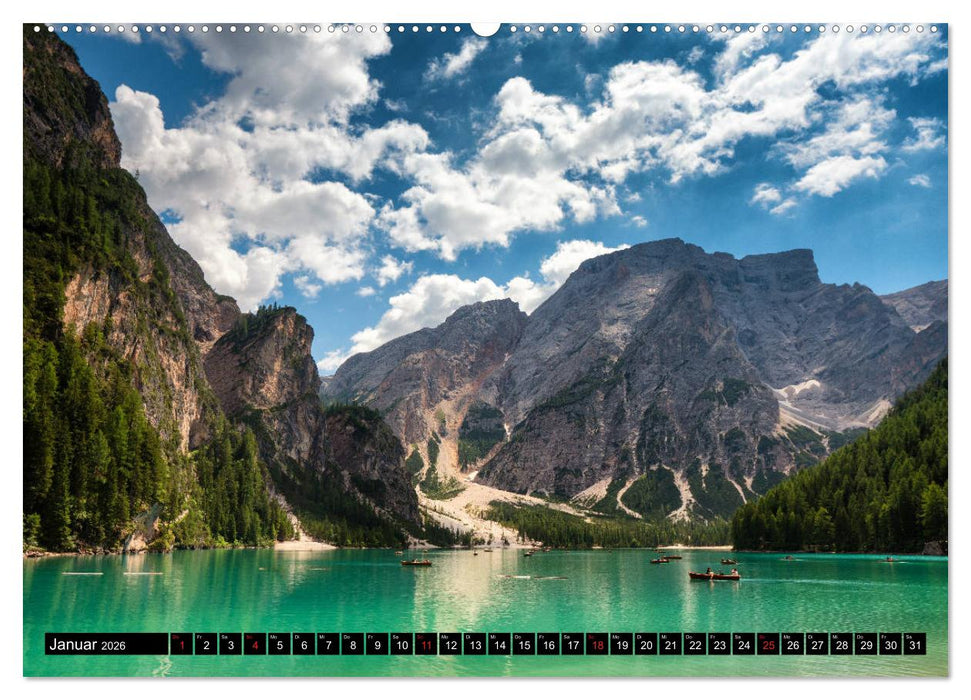 Tiroler Bergseen (CALVENDO Premium Wandkalender 2026)