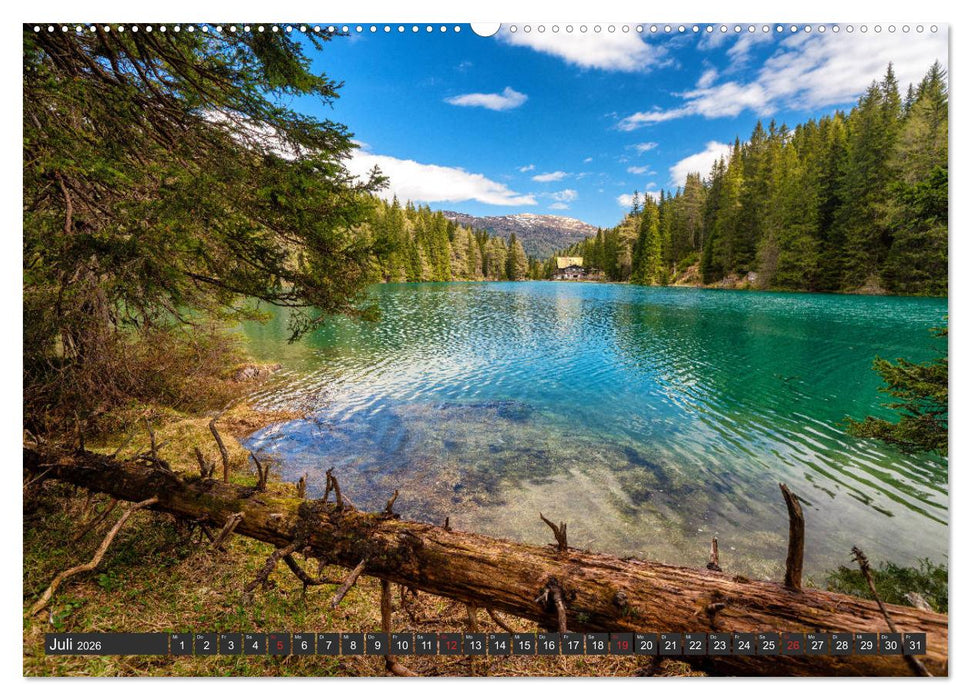 Tiroler Bergseen (CALVENDO Premium Wandkalender 2026)