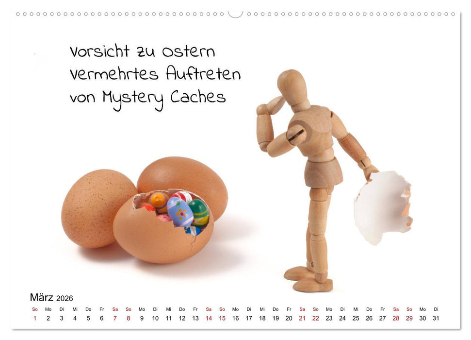 Ich Geocache jetzt (CALVENDO Wandkalender 2026)