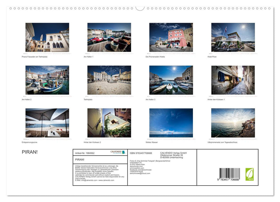 PIRAN! (CALVENDO Premium Wandkalender 2026)