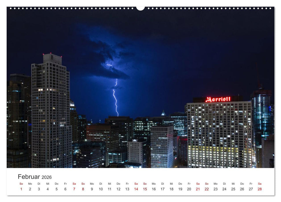 Gewitter - atemberaubende Naturschauspiele (CALVENDO Premium Wandkalender 2026)