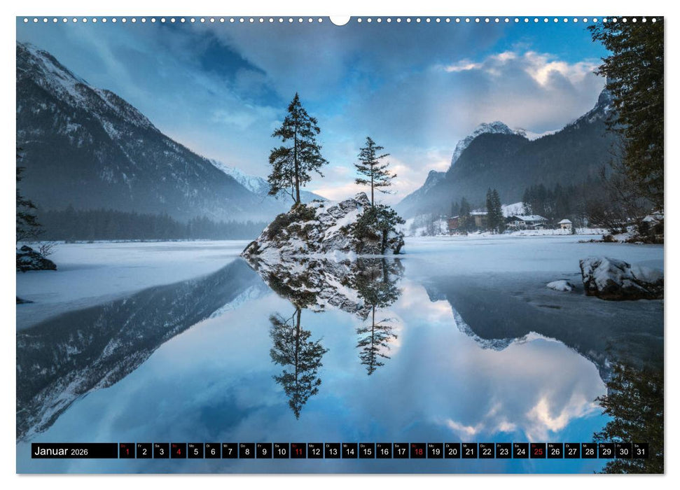 Alpen und Seen (CALVENDO Premium Wandkalender 2026)