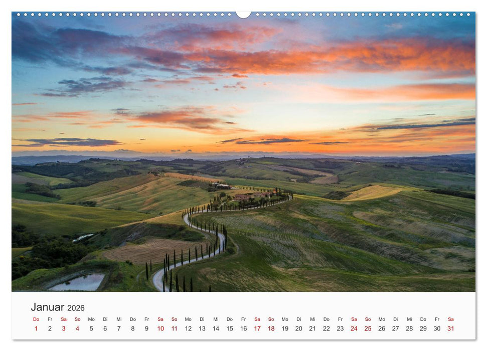 Italien - einzigartige Motive (CALVENDO Premium Wandkalender 2026)