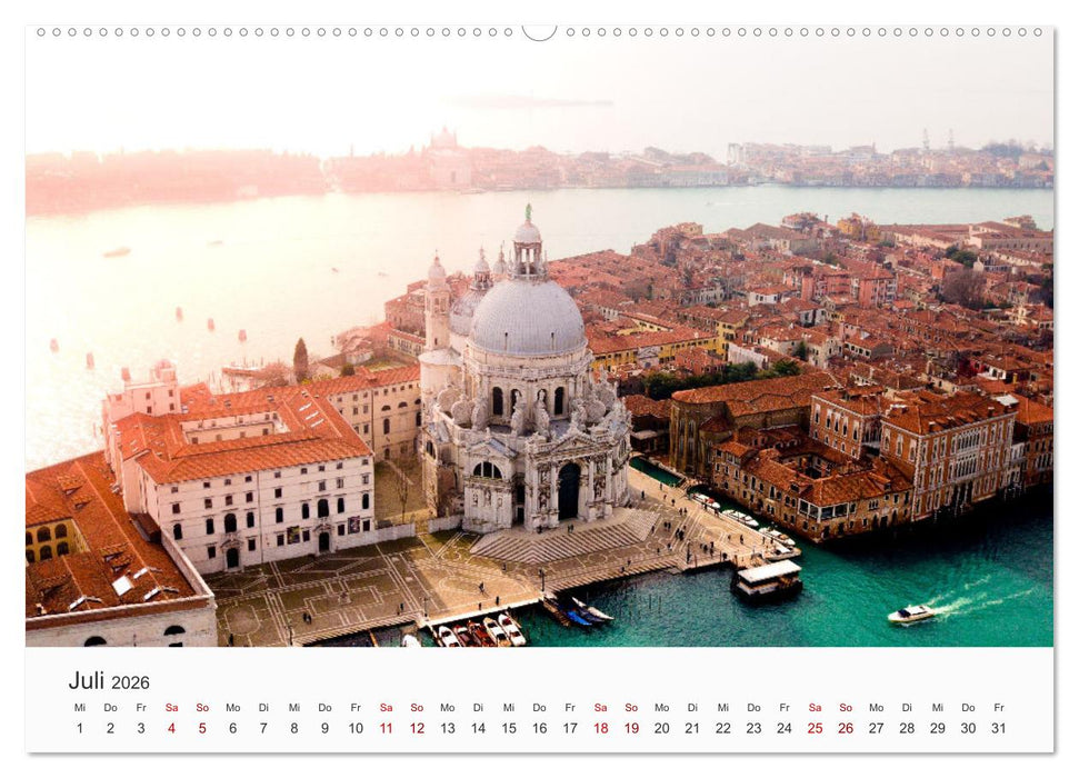 Italien - einzigartige Motive (CALVENDO Premium Wandkalender 2026)