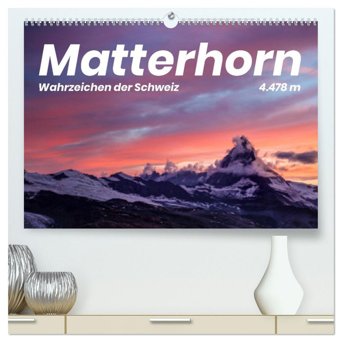 Matterhorn - Wahrzeichen der Schweiz (CALVENDO Premium Wandkalender 2026)