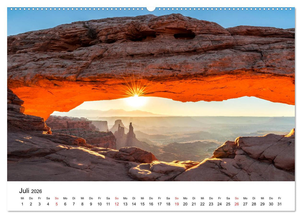 Südwesten der USA - Atemberaubende Landschaften (CALVENDO Premium Wandkalender 2026)
