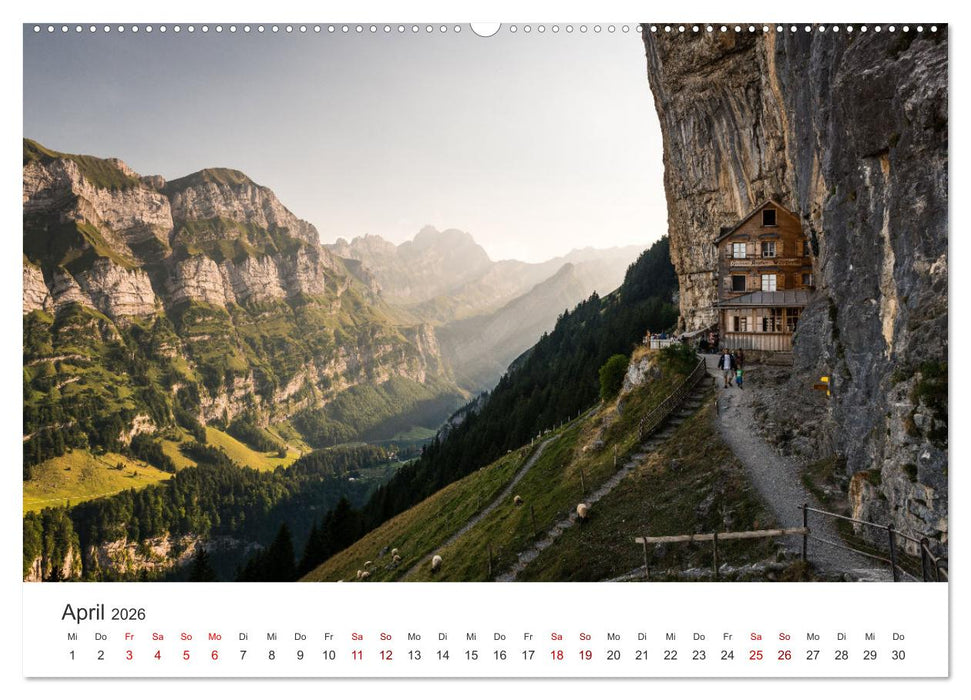 Schweiz - Faszination Natur (CALVENDO Premium Wandkalender 2026)