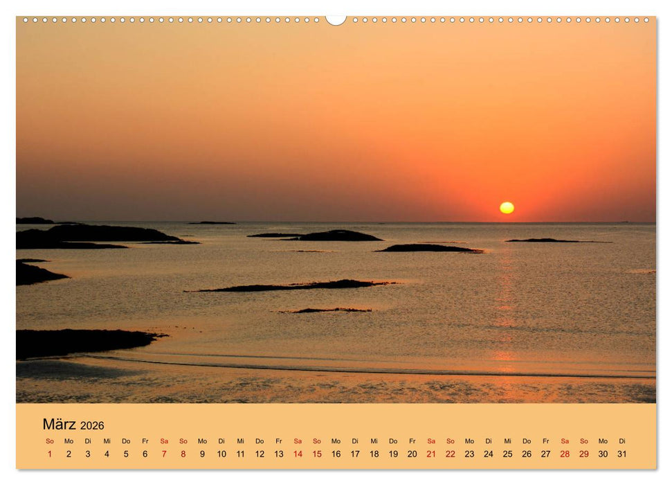 Lichtstimmungen des Nordens (CALVENDO Premium Wandkalender 2026)