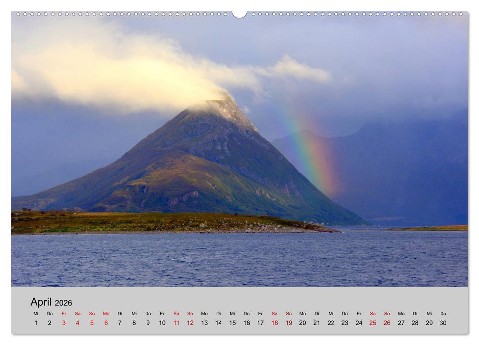 Lichtstimmungen des Nordens (CALVENDO Premium Wandkalender 2026)