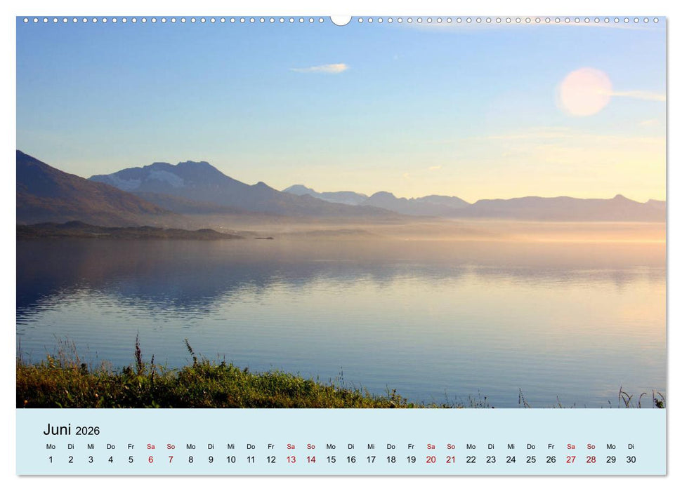 Lichtstimmungen des Nordens (CALVENDO Premium Wandkalender 2026)
