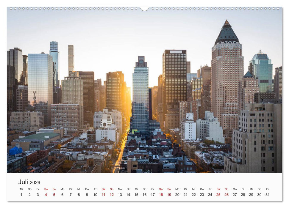 Traumstadt New York (CALVENDO Premium Wandkalender 2026)