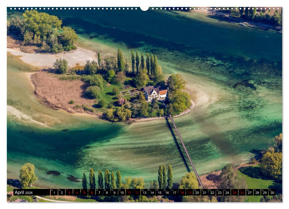 Schweizer Luftbilder (CALVENDO Premium Wandkalender 2026)