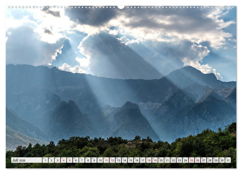 Albanien - Der Süden (CALVENDO Premium Wandkalender 2026)
