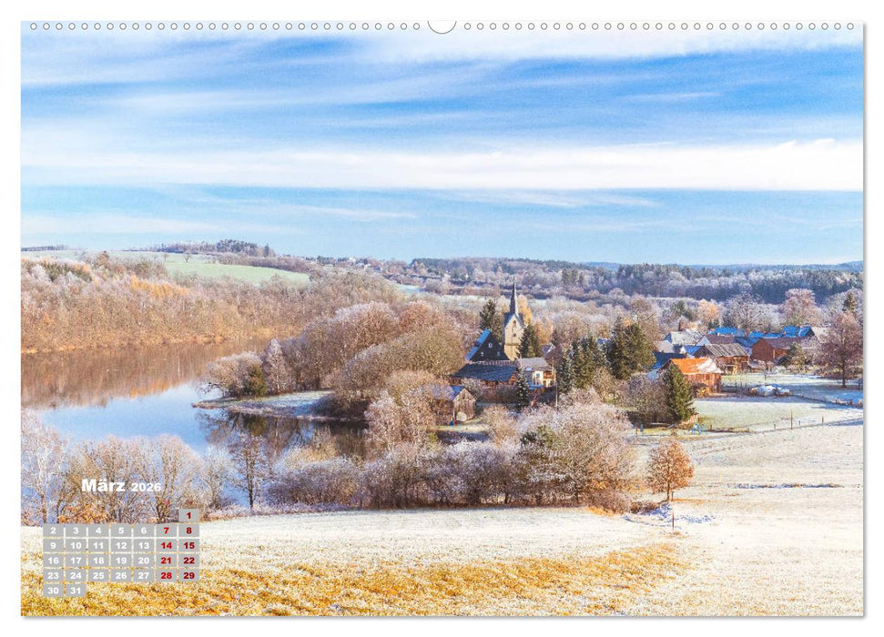 Der Osten, Landschaften und Bauwerke (CALVENDO Premium Wandkalender 2026)