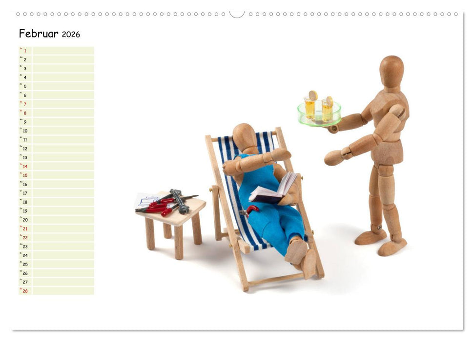 Und wieder ist es Montag... (CALVENDO Premium Wandkalender 2026)